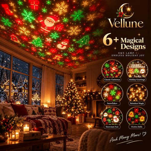 Vellune - Christmas Glow Projector